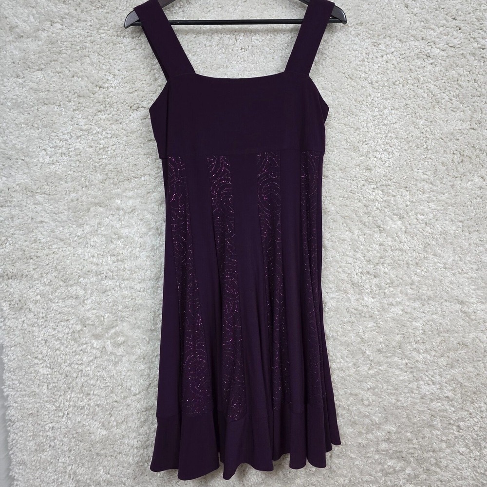 R&M Richards Dress Women’s Purple Sleeveless‎ Medium